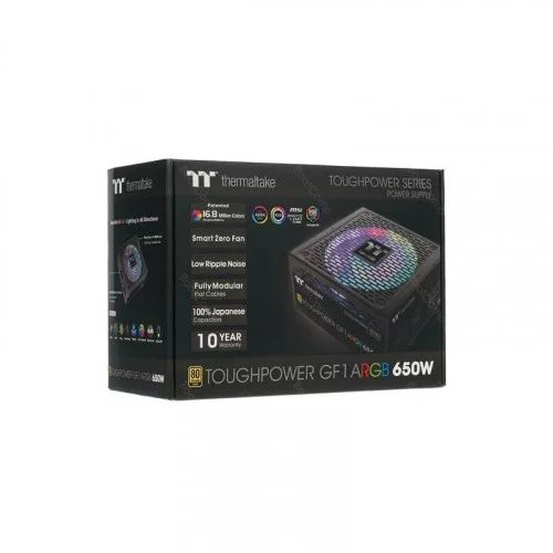Блок питания Thermaltake Toughpower GF1 ARGB 650W (PS-TPD-0650F3FAGE-1) 