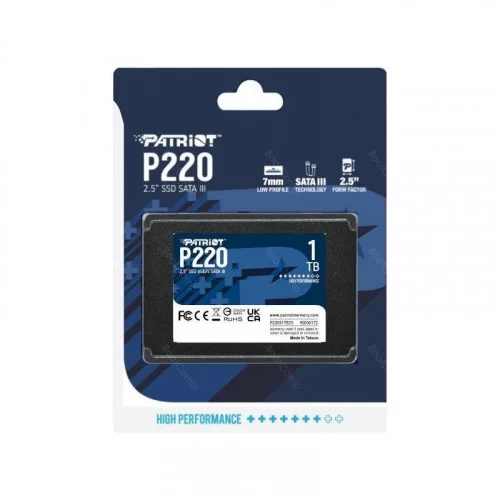 Жесткий диск SSD 1024GB Patriot P220 P220S1TB25 