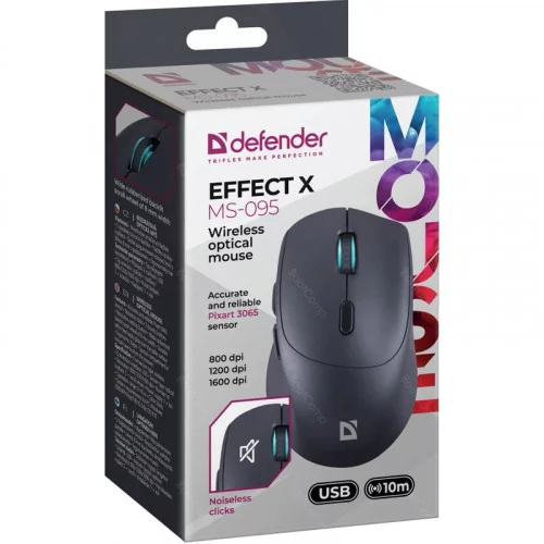 Беспроводная мышь Defender EFFECT X MS-095 black (52095) 