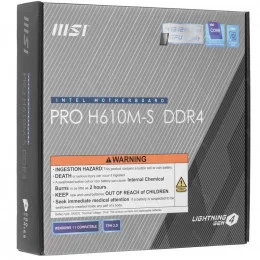 Материнская плата MSI PRO H610M-S DDR4                                                                                                                                                                                                                    