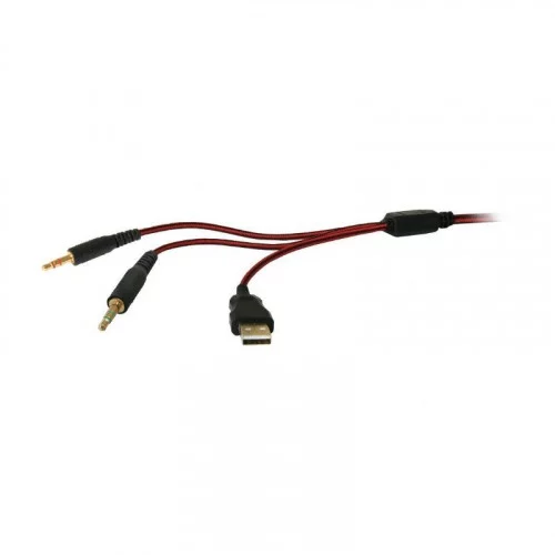Наушники с микрофоном Defender Redragon Lagopasmutus красный+чёрный 