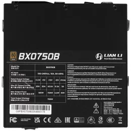 Блок питания LIAN LI BX 750B [G9P.BX0750B.B000.RU] черный                                                                                                                                                                                                 