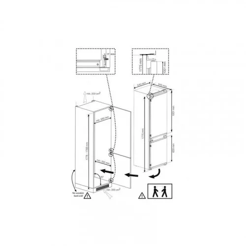 Холодильник встраиваемый Beko BCSA2750 