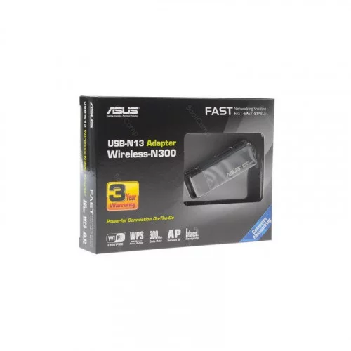Сетевой адаптер беспроводной Asus USB-N13 