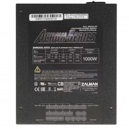 Блок питания ZALMAN ARX 1000W [ZM1000-ARX] черный                                                                                                                                                                                                         