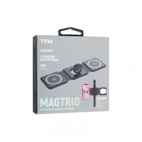 Беспроводное зарядное устройство TFN MagTrio QI14 