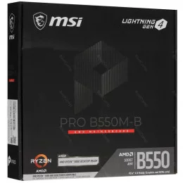 Материнская плата MSI PRO B550M-B                                                                                                                                                                                                                         