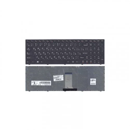 Клавиатура для ноутбука Lenovo IdeaPad B5400 M5400 чёрная с рамкой 