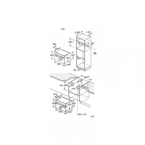 Духовка с функцией СВЧ BOSCH CMG7241W1 