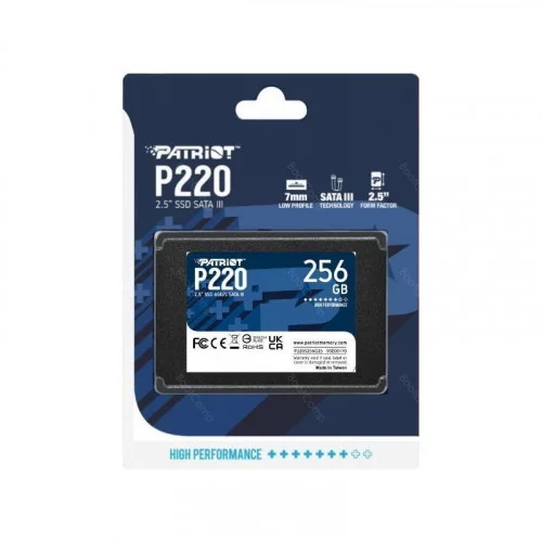 Жесткий диск SSD 256GB Patriot P220 P220S256G25 