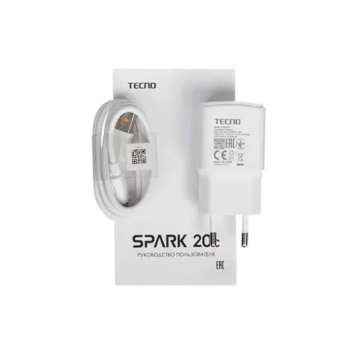 Смартфон Tecno SPARK 20C LTE 6.56” Белый (BG7n) 128 Гб/8 Гб 