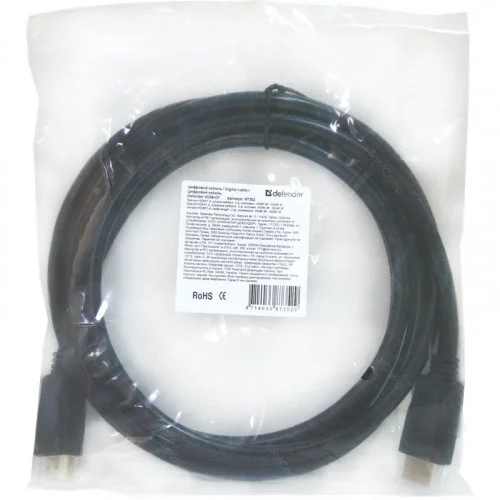Цифровой кабель Defender HDMI-07 HDMI M-M, ver 1.4, 2.0 м 