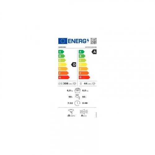 Стирально-сушильная машина Samsung WD90DG6B85BB 