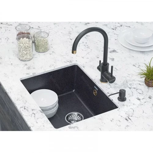 Дозатор PAULMARK SAUBER-418(BLM) черный металлик 