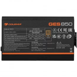 Блок питания Cougar GES 850 [31GK085.6433P] черный                                                                                                                                                                                                        