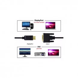 Кабель Displayport - DVI KS-is (KS-453-1.8) длина - 1,8 метра                                                                                                                                                                                             