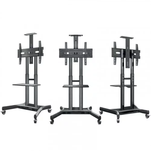 Мобильная стойка для ТВ ONKRON TS1551 чёрный 
