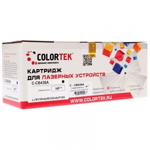 Картридж HP CB436A для LJ P1505/M1522/M1120 Colortek 