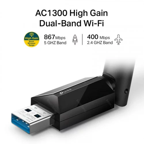 Беспроводной USB адаптер TP-LINK Archer T3U Plus AC1300 