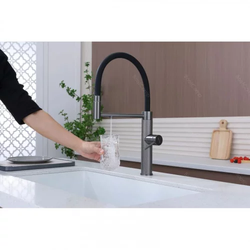 Кухонный смеситель PAULMARK GANYMEDE GANYMEDE-LG (Gd613199-GM) 
