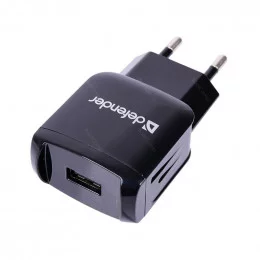 Сетевое зарядное устройство Defender EPA-02 чёрный 83838                                                                                                                                                                                                  