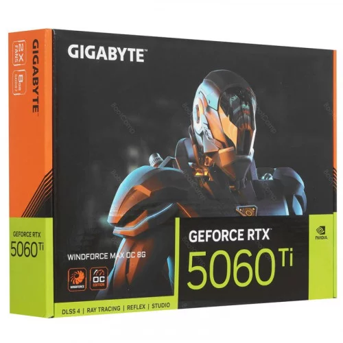 Видеокарта GIGABYTE GeForce RTX 5060 Ti WINDFORCE MAX OC (GV-N506TWF2MAX OC-8GD) 