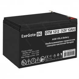 Батарея 12V/12Ah ExeGate DTM 1212 EX282967RUS                                                                                                                                                                                                             