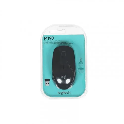 Мышь беспроводная Logitech M190 Charcoal 910-005905 
