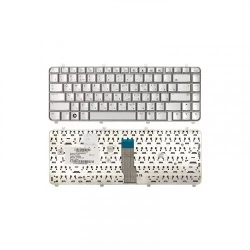 Клавиатура для ноутбука HP Pavilion dv5-1000, dv5-1100 серебристая 