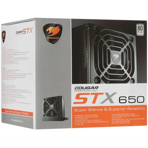 Блок питания Cougar STX650 [CGR ST-650] черный 