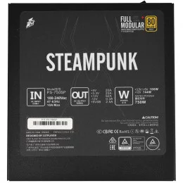 Блок питания 1STPLAYER STEAMPUNK 750W [PS-750SP] черный                                                                                                                                                                                                   