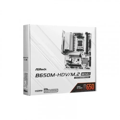 Материнская плата ASRock B650M-HDV/M.2 White 