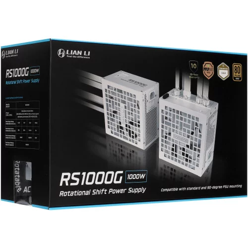 Блок питания LIAN LI RS GOLD 1000 [G9P.RS1000G.W000.RU] белый 