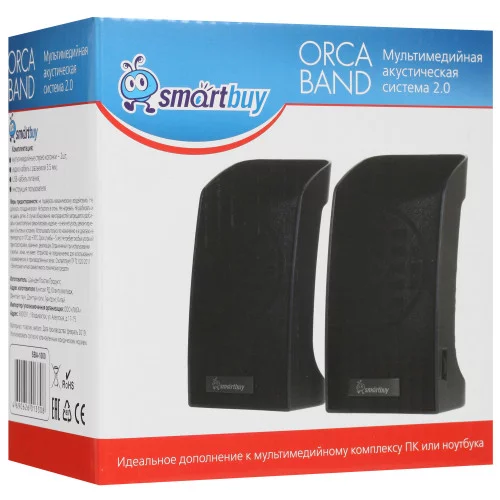 Колонки Smartbuy ORCA BAND черный 