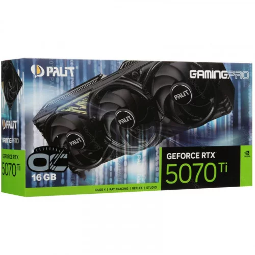 Видеокарта Palit GeForce RTX 5070 Ti GamingPro OC V1 (NE7507TS19T2-GB2031Y) 