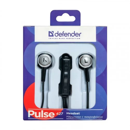 Наушники с микрофоном Defender Pulse 427 чёрный 
