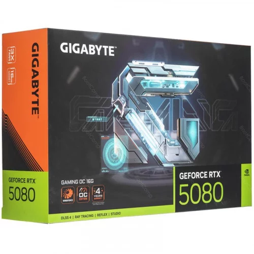 Видеокарта GIGABYTE GeForce RTX 5080 GAMING OC (GV-N5080GAMING OC-16GD) 