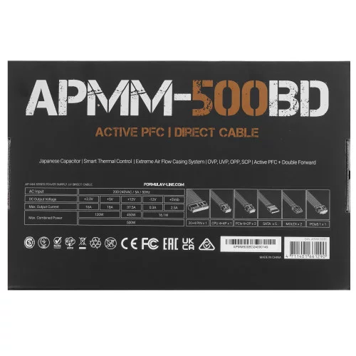 Блок питания Formula APMM-500BD [APMM-500BD] черный 