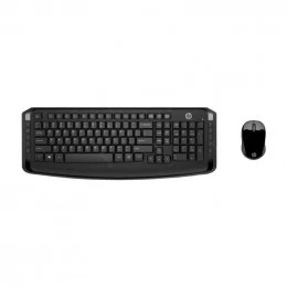 Комплект беспроводной клавиатура+мышь HP 300 Wireless Black                                                                                                                                                                                               