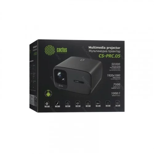 Проектор Cactus CS-PRC.05B.WUXGA-A черный 