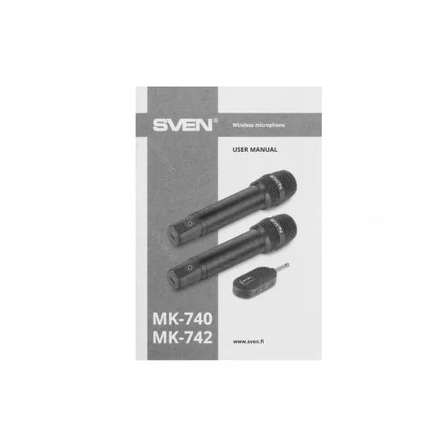 Беспроводные динамические микрофоны SVEN MK-740 