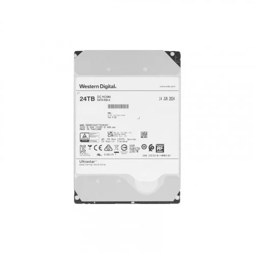 Жесткий диск 24000Gb (24TB) WD Ultrastar DC HC580 (WUH722424ALE604) 