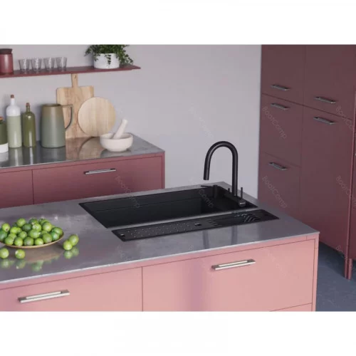 Кухонный смеситель OMOIKIRI AKITA-S-GB графит 
