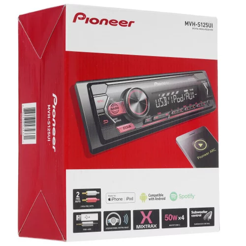 Автопроигрыватель Pioneer MVH-S125UI 