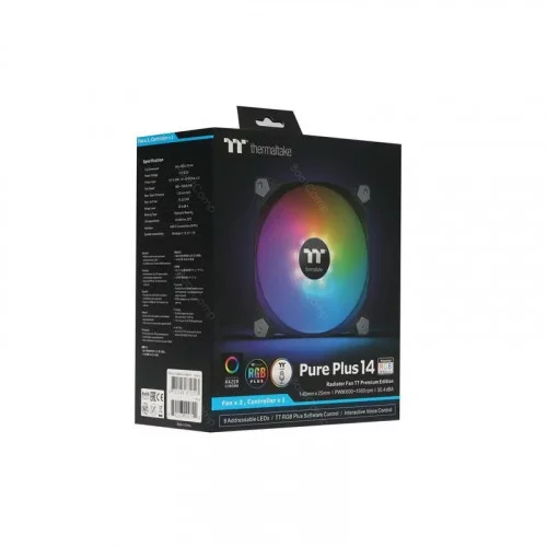 Комплект кулеров для корпуса Thermaltake Pure Plus 14 RGB (CL-F064-PL14SW-A) 