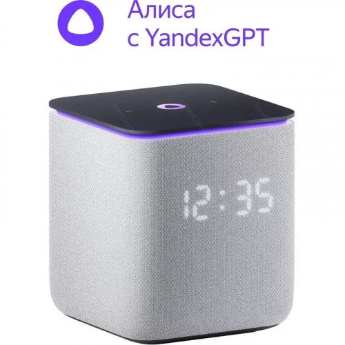Умная колонка Яндекс.Станция Миди с Алисой с Zigbee YNDX-00054GRY (Серая) 