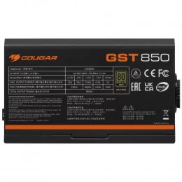 Блок питания Cougar GST 850W [GMS850] черный                                                                                                                                                                                                              