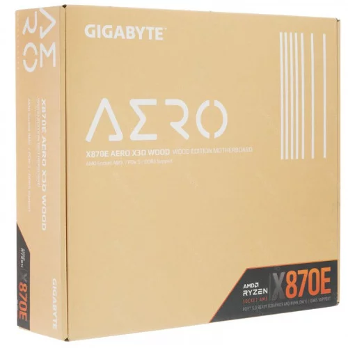 Материнская плата GIGABYTE X870E AERO X3D WOOD 