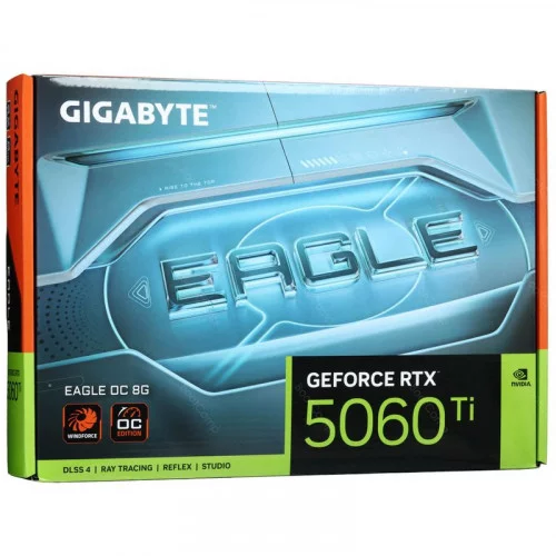 Видеокарта GIGABYTE GeForce RTX 5060 Ti EAGLE OC (GV-N506TEAGLE OC-8GD) 