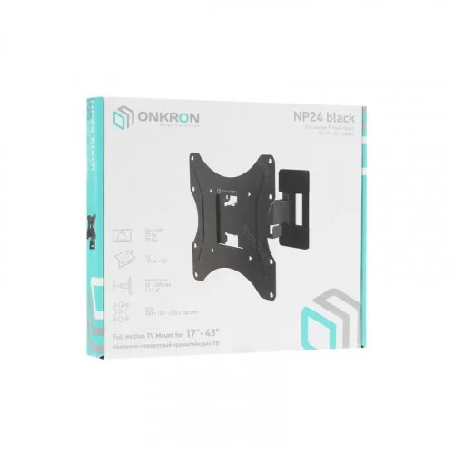 Кронштейн для ТВ ONKRON NP24 чёрный 